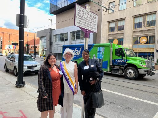 Suffragette Marker Dedication